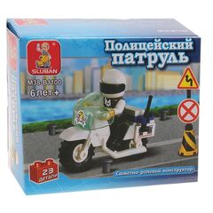 Конструктор "мотоцикл" 23 детали