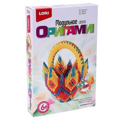 Модульное оригами "Корзинка"