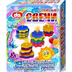 Делаем слоеные свечи "Тучки-Солнышки"
