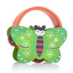 Игрушка музыкальная из дерева "Мини бубенчик", 11 см
