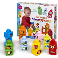 Конструктор для малышей "Мой первый конструктор", 18 деталей