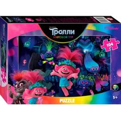 Пазл "Тролли. Мировой тур", 104 детали