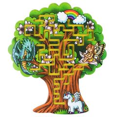 Головоломка - лабиринт из дерева "Дерево"
