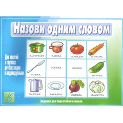 Познавательная игра-лото "Назови одним словом"