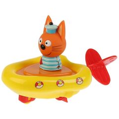 Игрушка заводная для ванны "Коржик на лодке. Три кота"