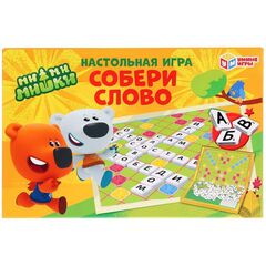 Настольная игра "Собери слово. Ми Ми Мишки"