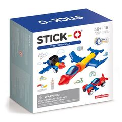 Магнитный конструктор STICK-O "City Set" 16 деталей