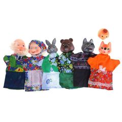 Кукольный театр "Колобок", 7 кукол
