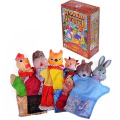 Кукольный театр "Зайкина избушка" 6 кукол