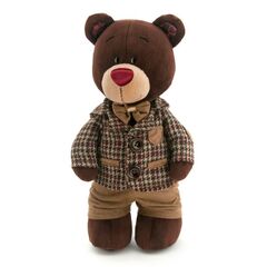 Мягкая игрушка "Мишка Choco. В клетчатом пиджаке" 28 см