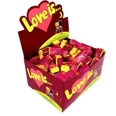 Набор жевательных резинок Love is "Вишня и лимон" 100 штук