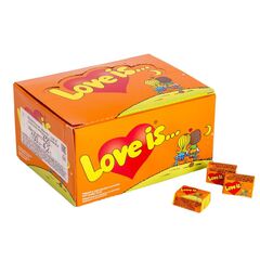 Набор жевательных резинок Love is "Ананас и апельсин" 100 штук