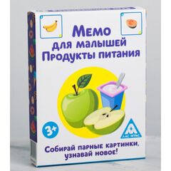 Игра на тренировку памяти "Мемо. Продукты питания"