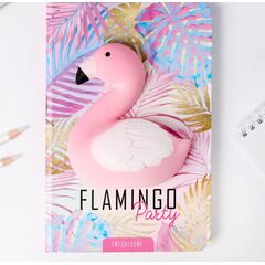 Ежедневник-сквиш "Фламинго А5", 80 л