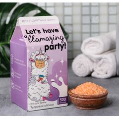 Соль в коробке молоко "Let's have a Llamazing party", 500 г