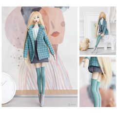 Набор для шитья мягкой куклы "Лина" 22,4 × 5,2 × 15,6 см