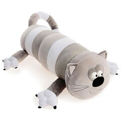 Мягкая игрушка "Кот-Батон", 56 см, серый
