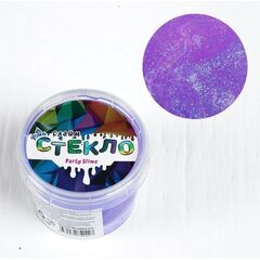 Слайм "Стекло" фиолетовый неон, 100 гр
