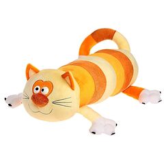 Мягкая игрушка "Кот-Батон", 56 см, рыжий