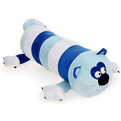 Мягкая игрушка "Кот-Батон", 56 см, цвет голубой