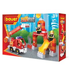 Конструктор "Fireman" набор пожарная машина и тренировочная площадка
