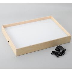 Планшет для рисования песком с белой подсветкой, 50 x 35 см
