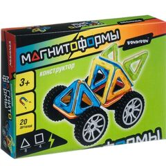 Магнитный конструктор "Машина" мини, 20 деталей