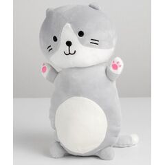 Мягкая игрушка "Кот", 28 см, серый