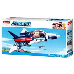 Конструктор Sluban "Авиация. Самолёт-шпион", 134 детали