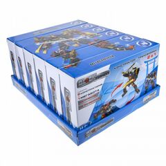 Конструктор-трансформер 1TOY Blockformers  "Мегасамурай", комплект из 6 шт