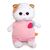 Мягкая игрушка BUDI BASA "Кошка Ли-Ли BABY в розовом комбинезоне с клубничкой", 20 см
