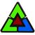 Головоломка "Jiehui Pyraminx Duo", черный