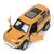 Машина сувенирная "Land Rover Defender", металл, 10,5 см, двери, инерция, желтый