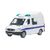Машина сувенирная "Mercedes-Benz Sprinter Полиция", металл, 11 см, двери, инерция