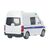 Машина сувенирная "Mercedes-Benz Sprinter Полиция", металл, 11 см, двери, инерция