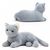 Мягкая игрушка "Кошка", 28 см, в ассортименте