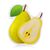 Мягкие крупные пазлы "Фрукты", 4 пазла