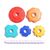 Пирамидка винтовая "Веселые гаечки"