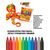 Фломастеры смываемые 12 цветов "BIC Kid Couleur"