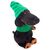Мягкая игрушка "Ваксон в зеленой шапке и шарфе", 25 см