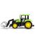 Машинка инерционная "Трактор с ковшом для брёвен" зеленый, 44 см