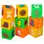Резиновые кубики "Цифры, фрукты, животные", 9 штук