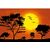 Рисование по номерам "Закат солнца" 40 на 50 см
