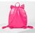 Рюкзак детский с пайетками 30x28 см, цвет розовый