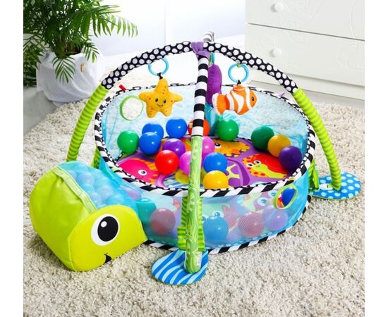 Коврик развивающий "Черепашка" с шариками