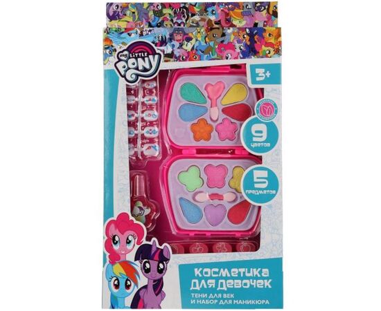 Набор косметики "My Little Pony", тени для век и набор для маникюра