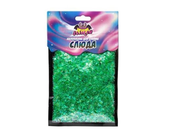 Наполнение для слайма "Слюда" Зеленая ТМ "Slimer"