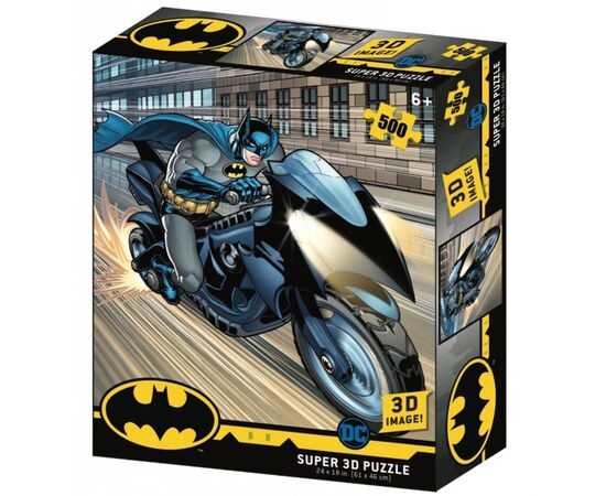 Пазл Super 3D "Бэтцикл", 500 деталей