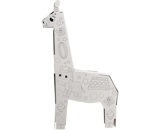 3Д раскраска "Жирафик Роро"