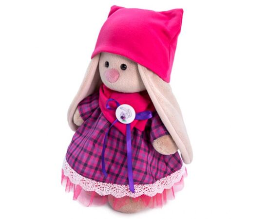 Игрушка мягкая BUDI BASA "Зайка Ми в платье со снудом и шапкой", 31 см